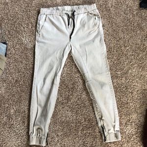 Pacsun Khaki Joggers.
